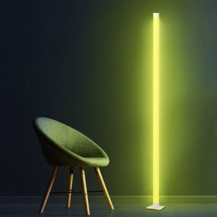 LED RGBW Ljusreglerad golvlampa MAGICAL LED/7W/230V + fjärrkontroll