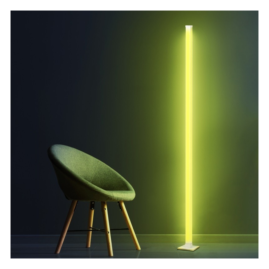 LED RGBW Ljusreglerad golvlampa MAGICAL LED/7W/230V + fjärrkontroll