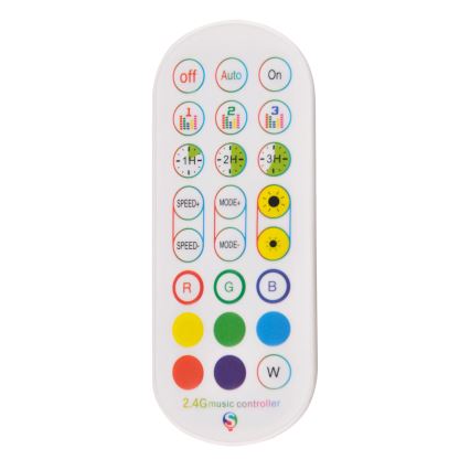LED RGBW Ljusreglerad golvlampa MAGICAL LED/7W/230V + fjärrkontroll
