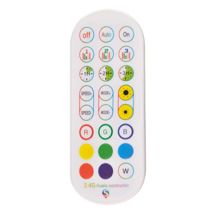 LED RGBW Dimbar golvlampa MAGICAL LED/7W/230V + fjärrkontroll