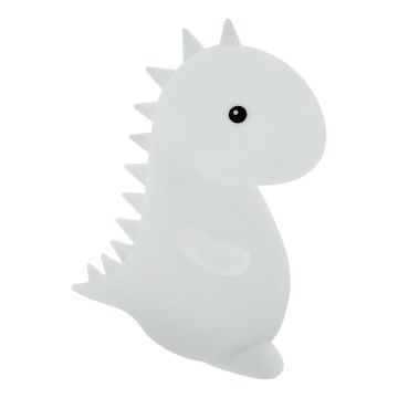 LED RGBW Ljusreglerad barns beröring lampa LED/1W/5V USB 1200 mAh dinosaurie