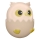 LED RGBW Ljusreglerad barns beröring lampa OWL LED/1W/5V USB 1200 mAh uggla rosa