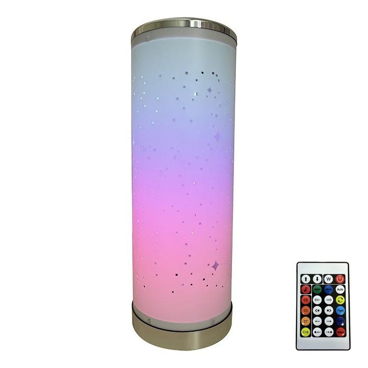 LED RGBW Ljusreglerad bordslampa LED/5W/230V + fjärrkontroll