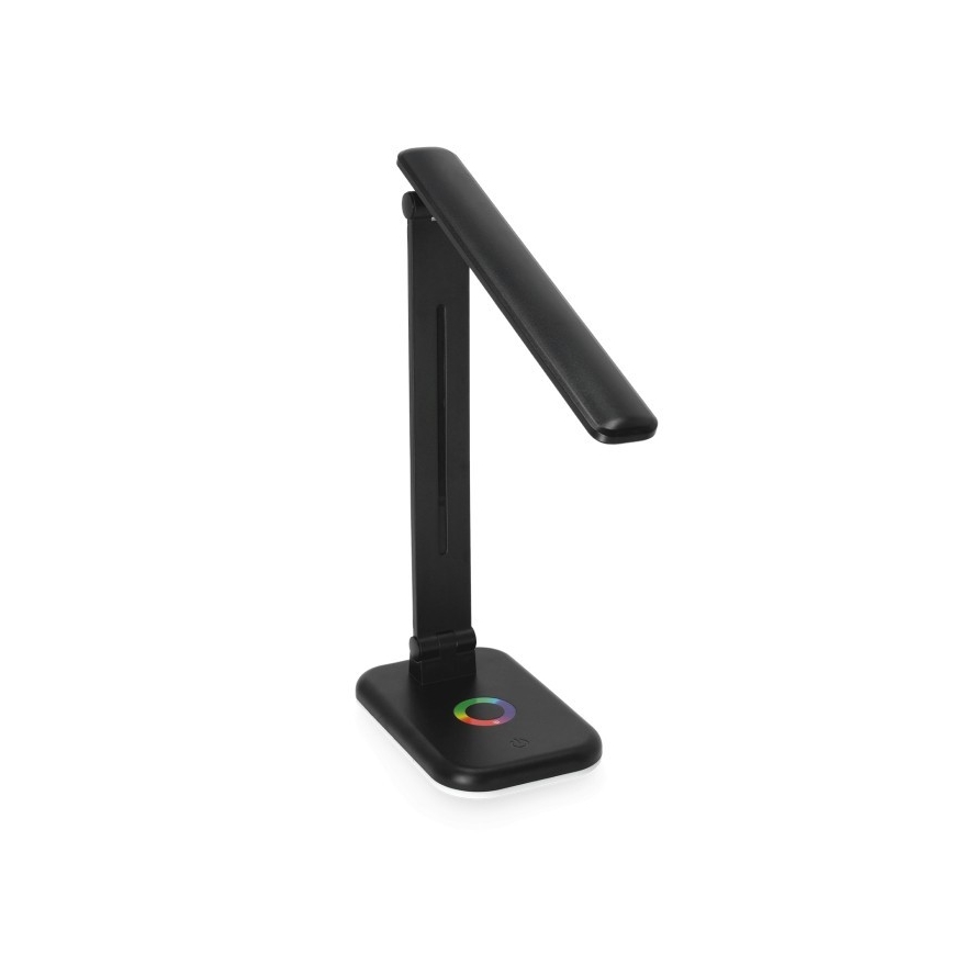 LED RGBW Ljusreglerad bordslampa NOBLITE LED/7W/5V 3000/4000/6500K svart