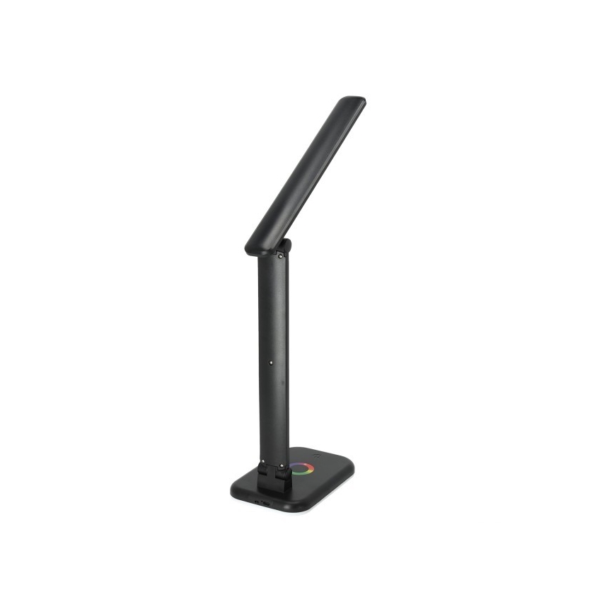 LED RGBW Ljusreglerad bordslampa NOBLITE LED/7W/5V 3000/4000/6500K svart