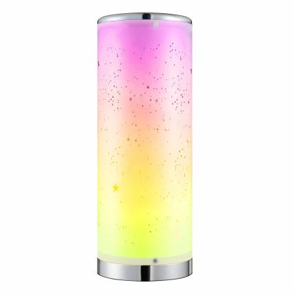 LED RGBW Ljusreglerad bordslampa STELLA MINI LED/5W/5V + fjärrkontroll