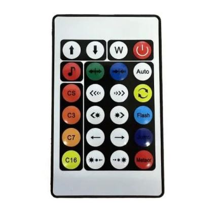 LED RGBW Ljusreglerad golvlampa LED/12W/230V + fjärrkontroll