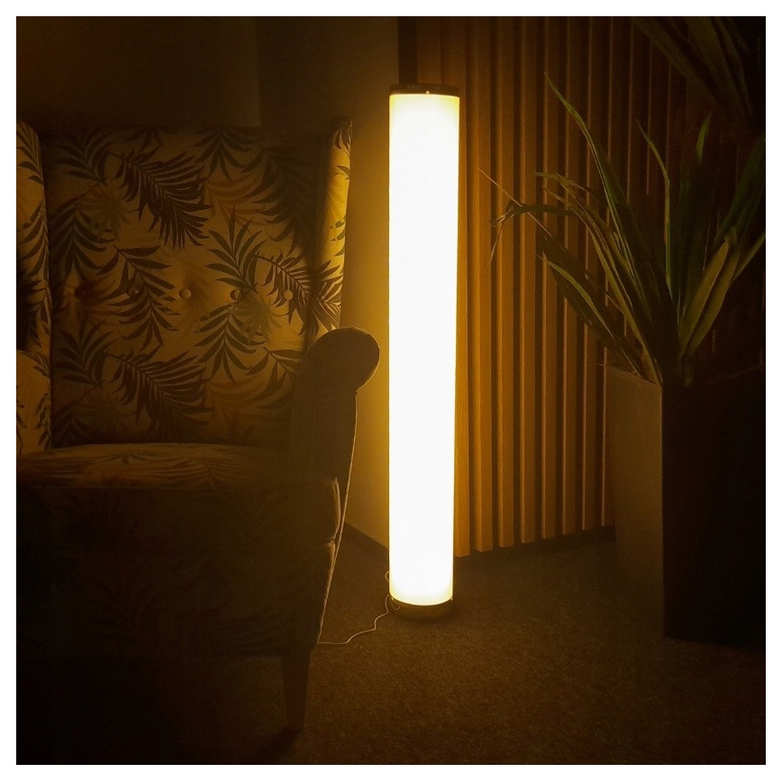 LED RGBW Ljusreglerad golvlampa STELLA LED/12W/230V + fjärrkontroll