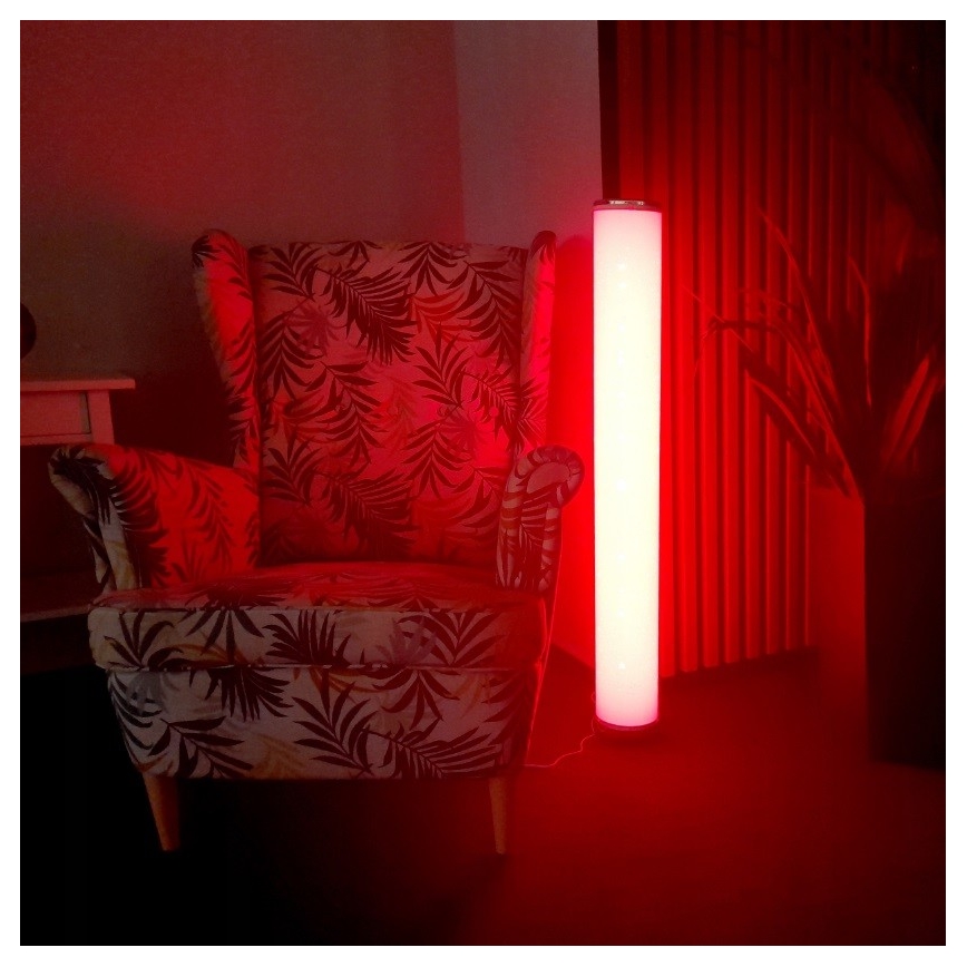 LED RGBW Ljusreglerad golvlampa STELLA LED/12W/230V + fjärrkontroll