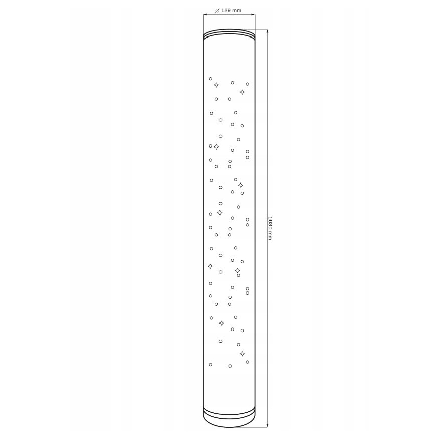 LED RGBW Ljusreglerad golvlampa STELLA LED/12W/230V + fjärrkontroll