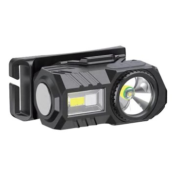 LED RGBW Ljusreglerad rechargeable headlamp USB LED/3W/5V IP43 190 lm 24 h