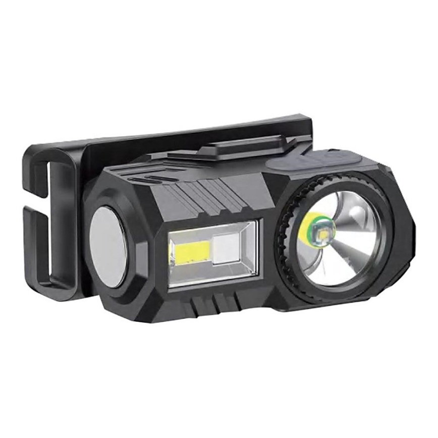 LED RGBW Ljusreglerad rechargeable headlamp USB LED/3W/5V IP43 190 lm 24 h