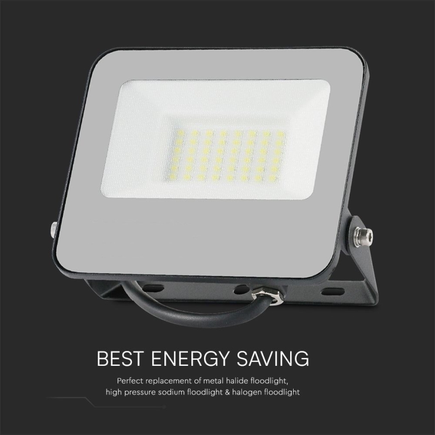 LED RGBW Ljusreglerad strålkastare LED/30W/230V IP65 grå + fjärrkontroll