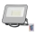 LED RGBW Ljusreglerad strålkastare LED/30W/230V IP65 grå + fjärrkontroll