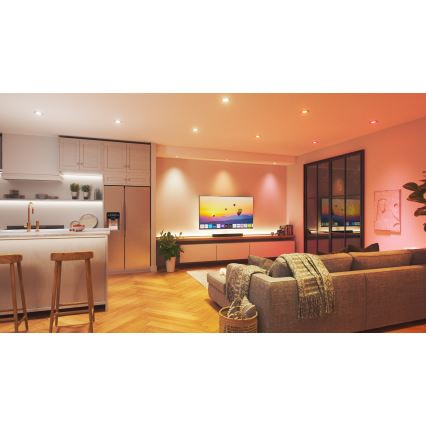 Nanoleaf - LED RGBW Ljusreglerad upphängd taklampa ESSENTIALS LED/6W/230V 2700-6500K CRI 90 Wi-Fi