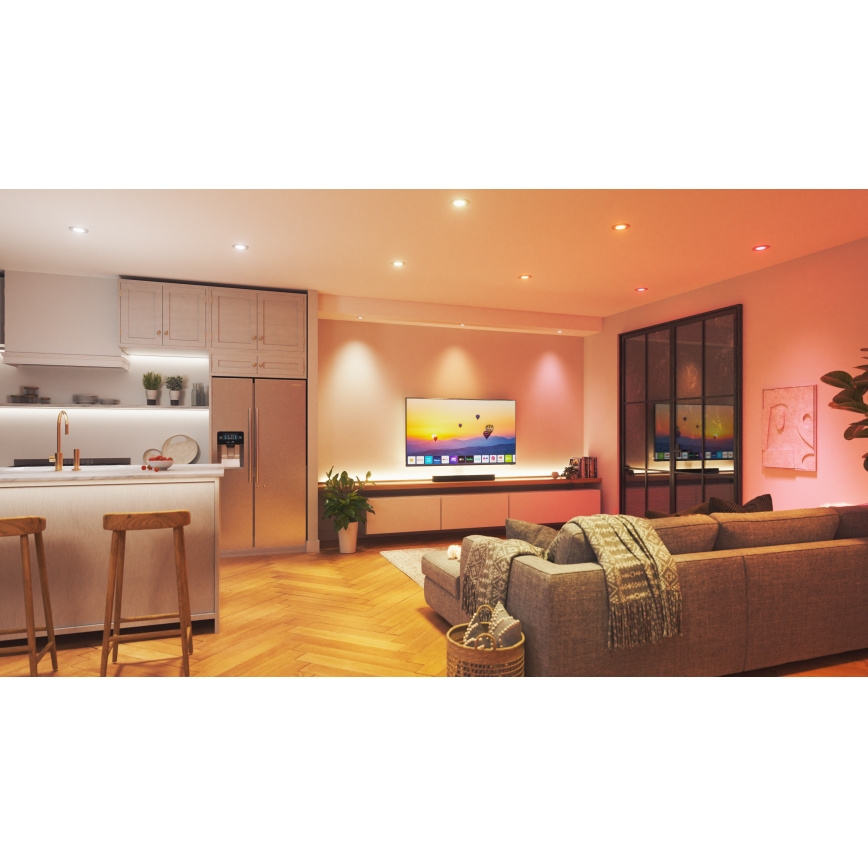 Nanoleaf - LED RGBW Ljusreglerad upphängd taklampa ESSENTIALS LED/6W/230V 2700-6500K CRI 90 Wi-Fi