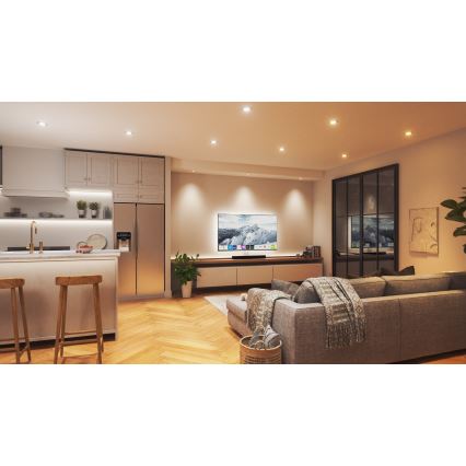 Nanoleaf - LED RGBW Ljusreglerad upphängd taklampa ESSENTIALS LED/6W/230V 2700-6500K CRI 90 Wi-Fi