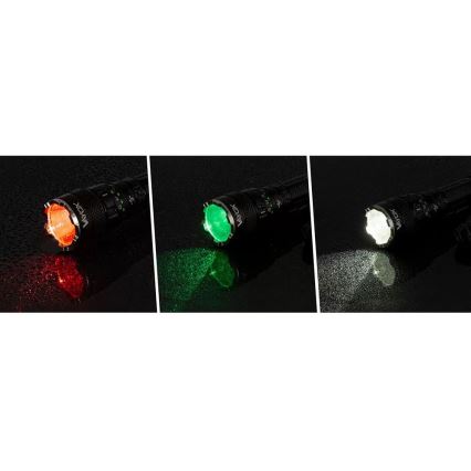LED RGBW Ljusreglerad uppladdningsbar ficklampa LED/15W/5V IP66 1500 glansig 2000 mAh