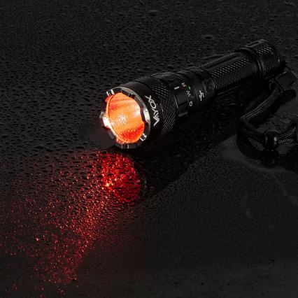 LED RGBW Ljusreglerad uppladdningsbar ficklampa LED/15W/5V IP66 1500 glansig 2000 mAh