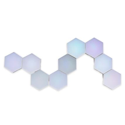KIT 9x LED RGBW Ljusreglerad vägg dekorativ belysning MAYA LED/1W/230V + fjärrkontroll