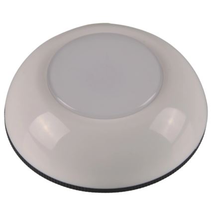 LED RGBW Dimbar möbelbelysning LED/0,5W/4,5V 3xAAA vit + fjärrkontroll