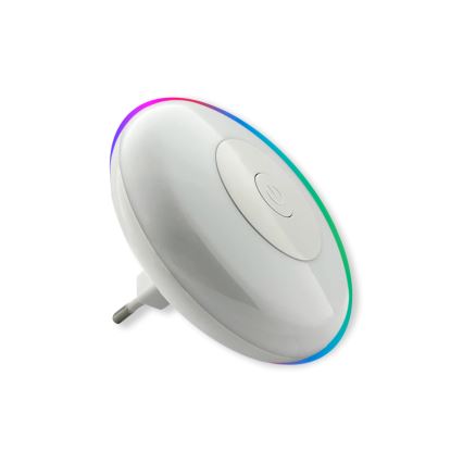 LED RGBW Nattlampa LED/1W/230V vit