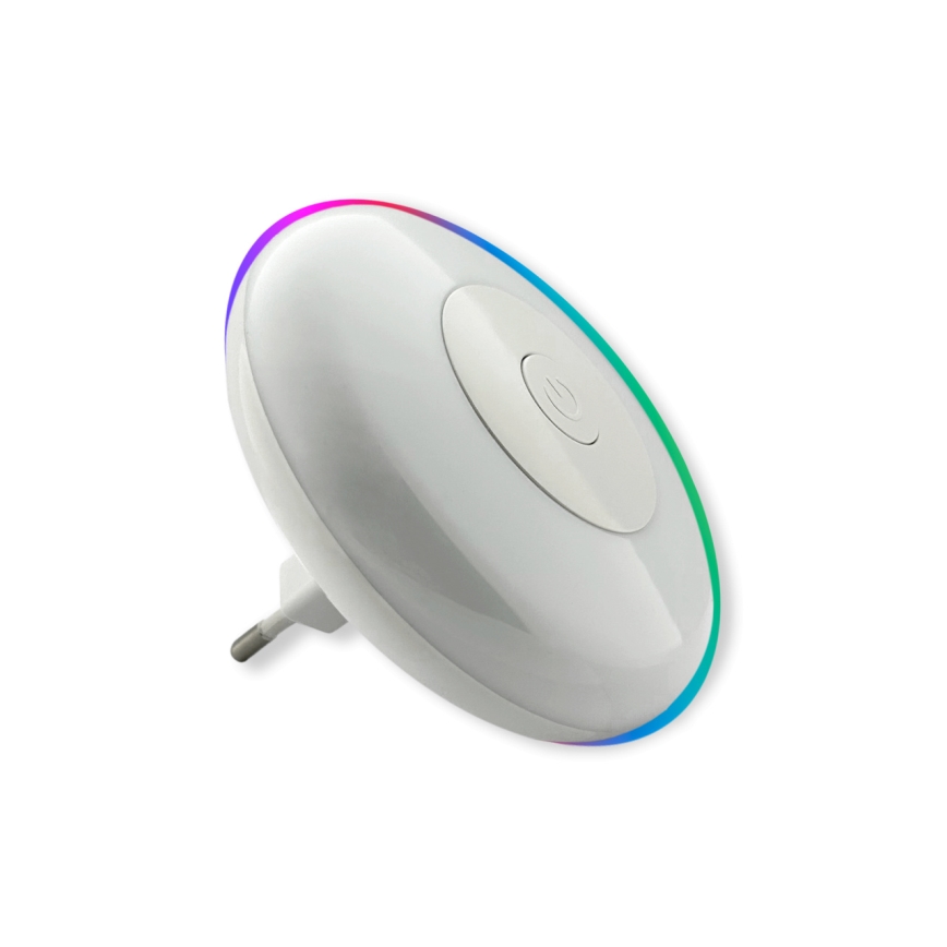 LED RGBW Nattlampa LED/1W/230V vit