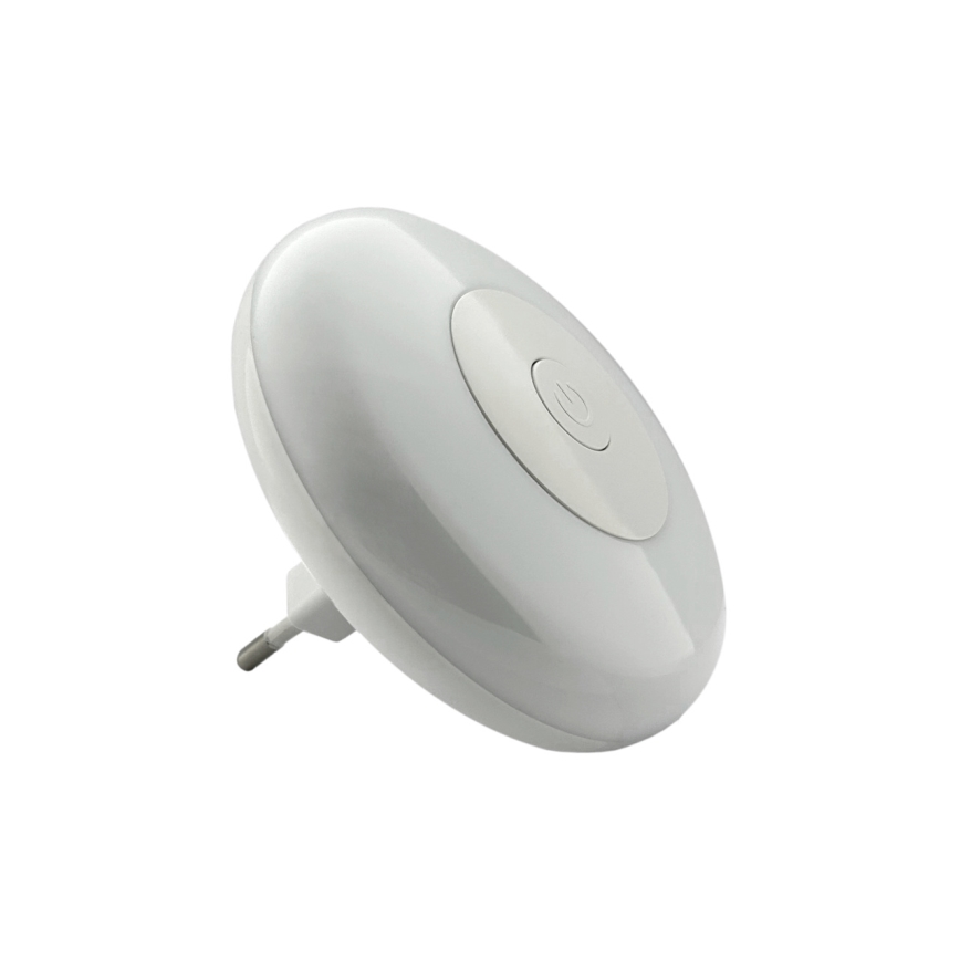LED RGBW Nattlampa LED/1W/230V vit