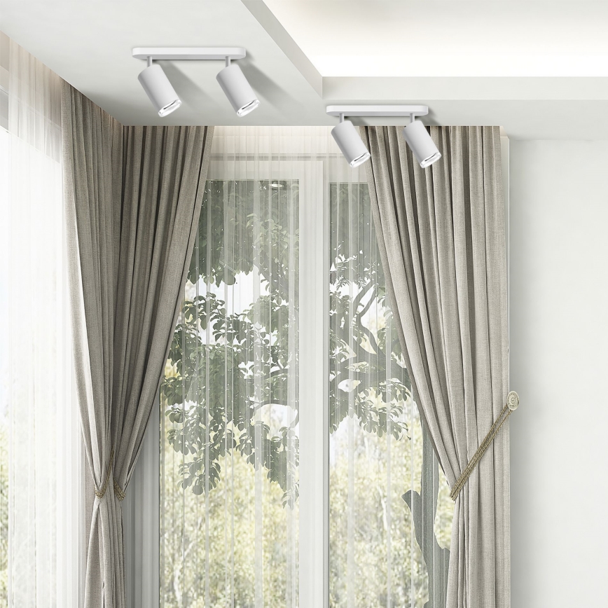 LED RGBW Регульоване світло для ванної TURYN 2xGU10/6,5W/230V 2700-6500K Wi-Fi IP44 біле