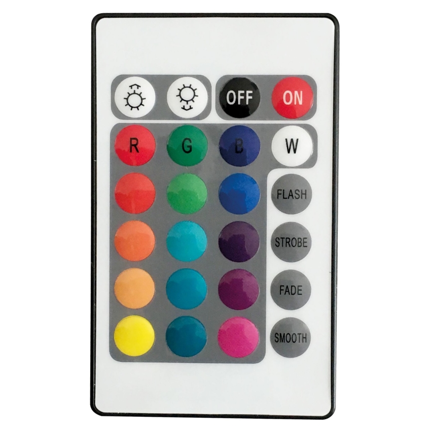 LED RGBW Solcellslampa BALL LED/1,2V diameter 30 cm IP65 + fjärrkontroll