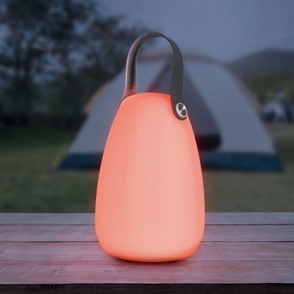 LED RGBW Solcellslampa CANARIA LED/2W/1,2V 400 mAh IP44 vit