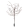 LED RGBW Solcellslampa TREE LED/0,1W/1,2V 600 mAh IP44 brun