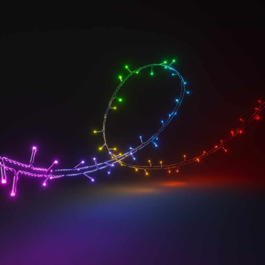 Nanoleaf - LED RGBW Utomhus Julkedja ESSENTIALS 250xLED 2x10m 2700-6500K Wi-Fi IP44