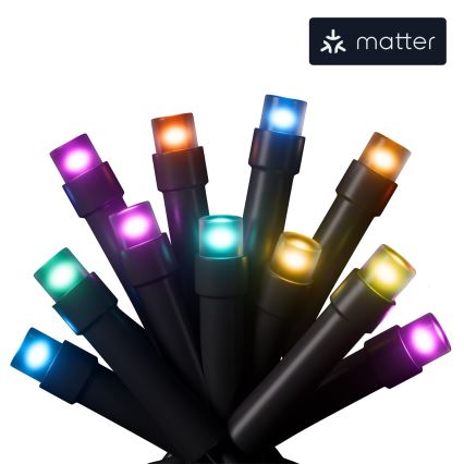 Nanoleaf - LED RGBW Utomhus Julkedja ESSENTIALS 250xLED 2x10m 2700-6500K Wi-Fi IP44