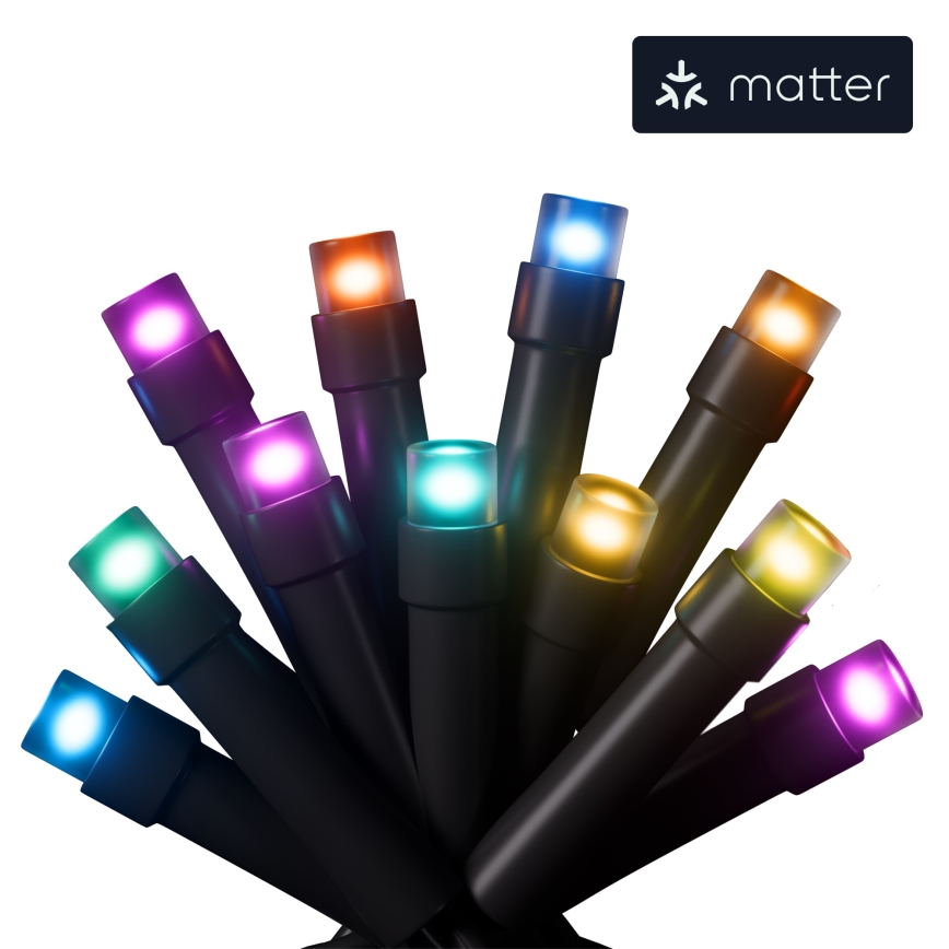 Nanoleaf - LED RGBW Utomhus Julkedja ESSENTIALS 250xLED 2x10m 2700-6500K Wi-Fi IP44