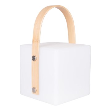 LED RGBW utomhuslampa MAJORKA LED/0,5W/5V USB 1200 mAh IP44 vit