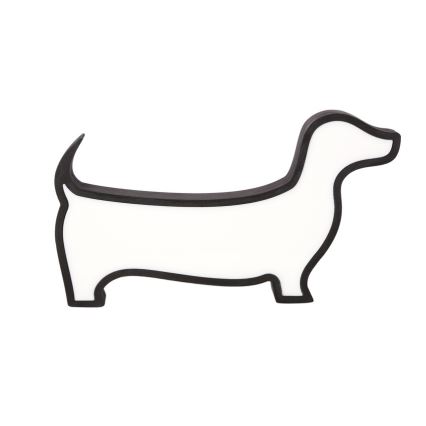 LED Skrivbordslampa för barn DOG LED/12W/230V svart