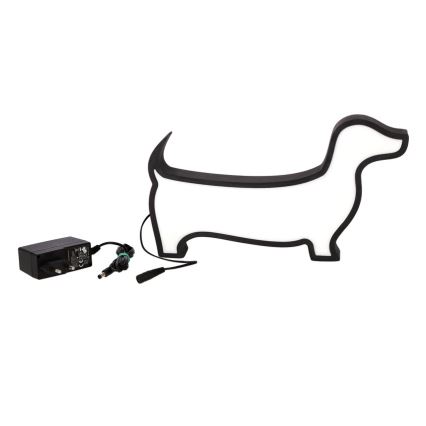 LED Skrivbordslampa för barn DOG LED/12W/230V svart