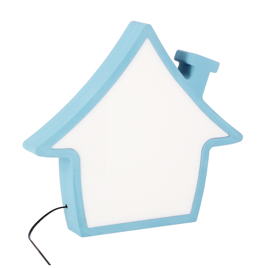 LED Skrivbordslampa för barn HOUSE LED/10W/230V blå