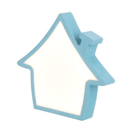 LED Skrivbordslampa för barn HOUSE LED/10W/230V blå