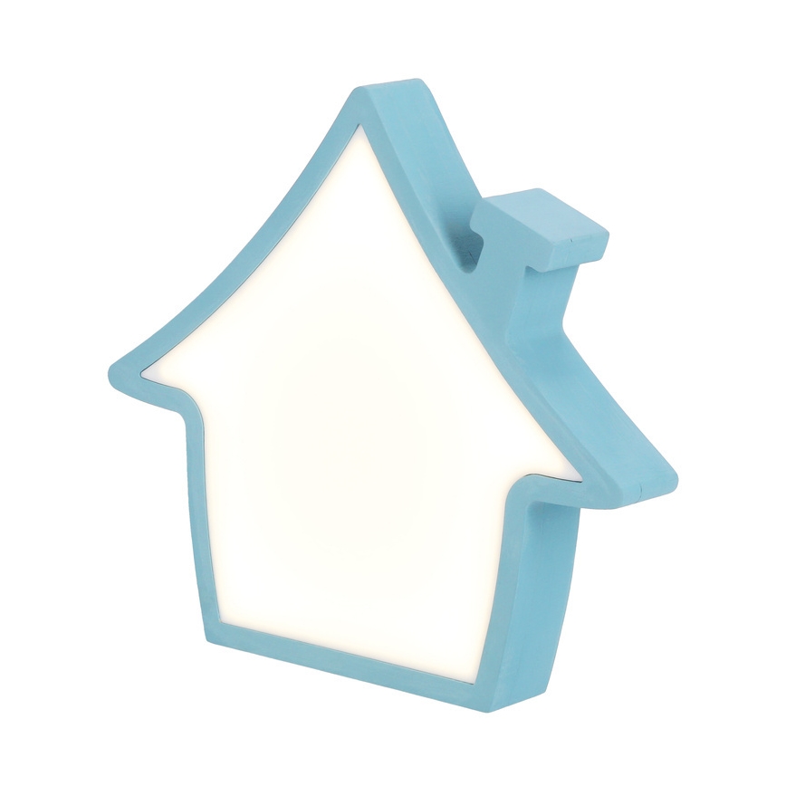 LED Skrivbordslampa för barn HOUSE LED/10W/230V blå