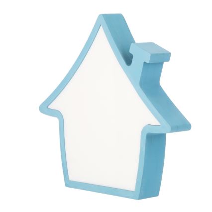 LED Skrivbordslampa för barn HOUSE LED/10W/230V blå