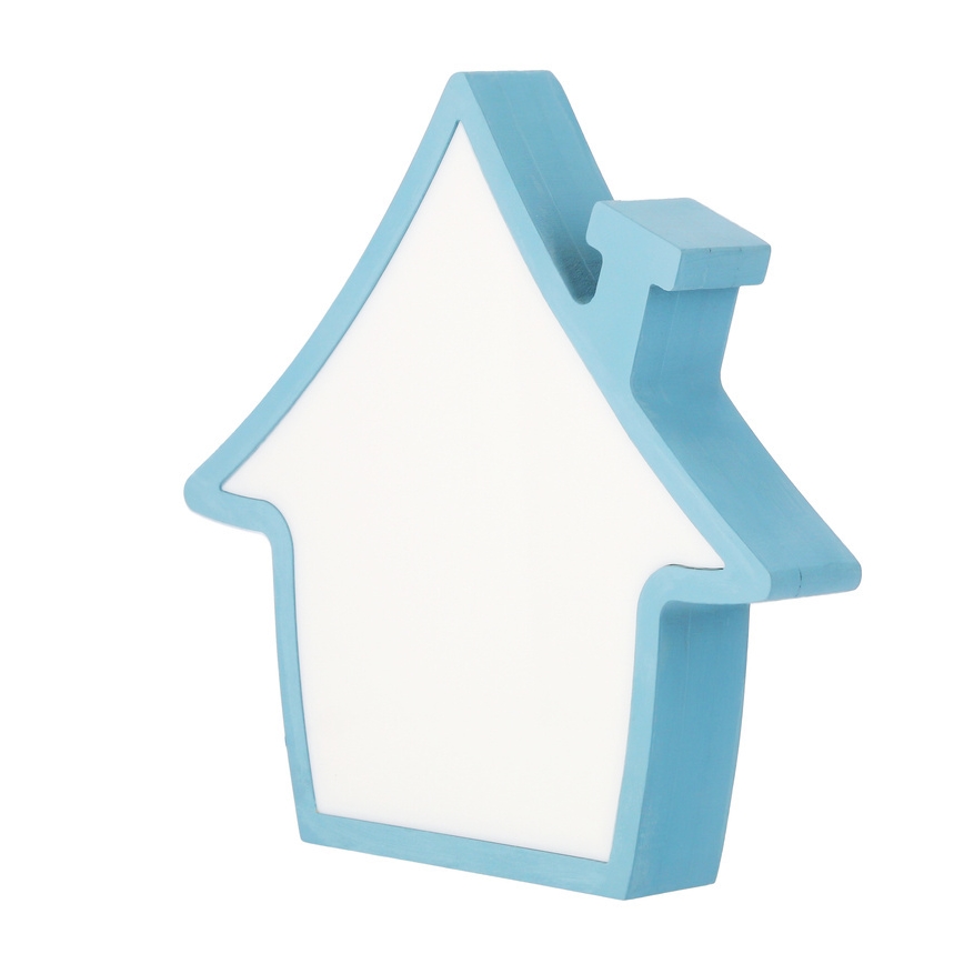 LED Skrivbordslampa för barn HOUSE LED/10W/230V blå