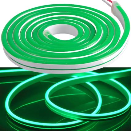 LED-slinga NEON 2 m LED/14W/12V IP65 grön