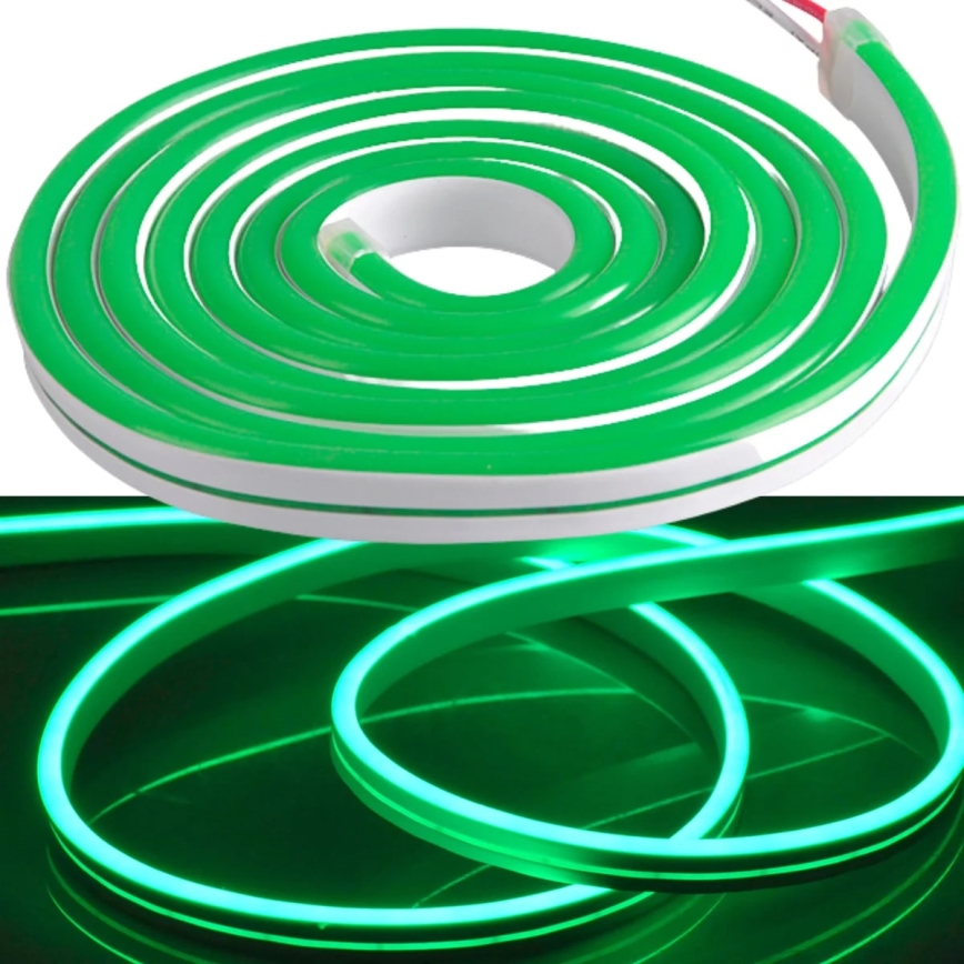 LED-slinga NEON 2 m LED/14W/12V IP65 grön