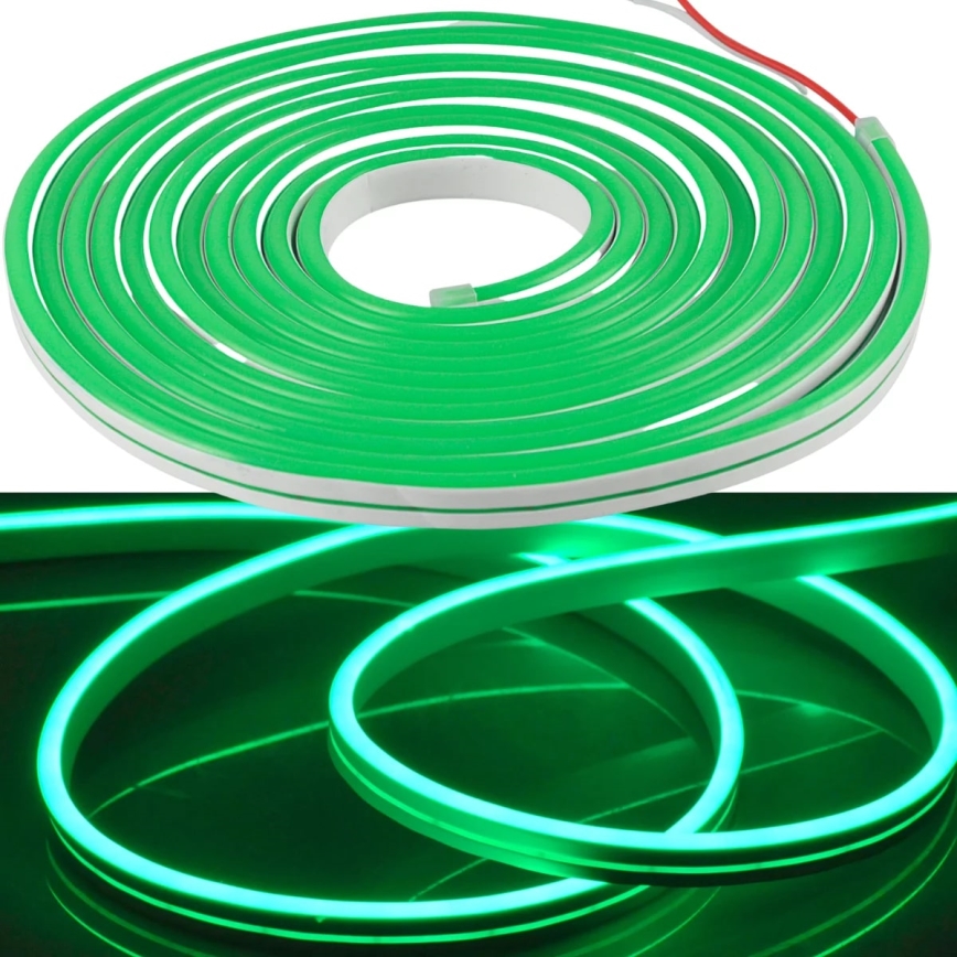 LED-slinga NEON 5 m LED/23W/12V IP65 grön