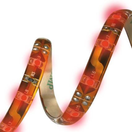 LED-slinga Vattentät 5m IP65 röd