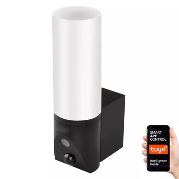 LED Smart utomhuskamera med belysning GoSmart LED/12W/230V 3200K IP65 Wi-Fi Tuya svart