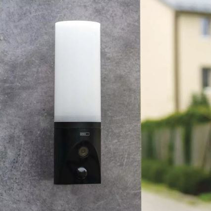 LED Smart utomhuskamera med belysning GoSmart LED/12W/230V 3200K IP65 Wi-Fi Tuya svart