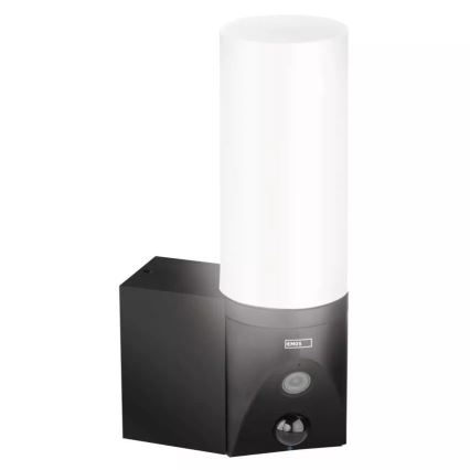 LED Smart utomhuskamera med belysning GoSmart LED/12W/230V 3200K IP65 Wi-Fi Tuya svart